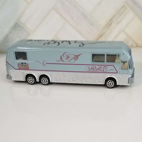 SIGNED Road Champs Country Tour Bus, Billy Ray Cyrus Vintage 1992 Die Cast Bus - Picture 2 of 6